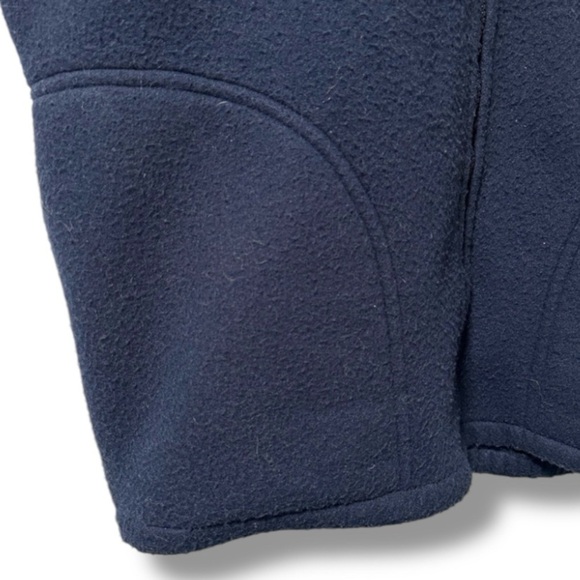 Y2K Malden Polarfleece Navy Blue Fleece Zip-Up Vest Men’s Size Small Gorpcore - Picture 5 of 8